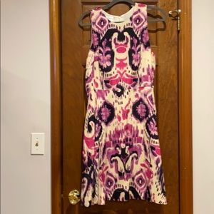 Donna Morgan sleeveless lined print dress
